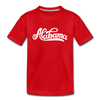 Alabama Toddler T-Shirt - Hand Lettered Alabama Toddler Tee - red