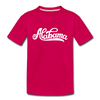 Alabama Toddler T-Shirt - Hand Lettered Alabama Toddler Tee - dark pink