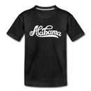 Alabama Toddler T-Shirt - Hand Lettered Alabama Toddler Tee - charcoal gray