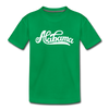 Alabama Toddler T-Shirt - Hand Lettered Alabama Toddler Tee - kelly green