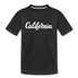 California Toddler T-Shirt - Hand Lettered California Toddler Tee - black
