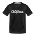 California Toddler T-Shirt - Hand Lettered California Toddler Tee - charcoal gray