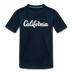 California Toddler T-Shirt - Hand Lettered California Toddler Tee - deep navy