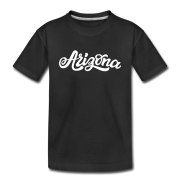 Arizona Toddler T-Shirt - Hand Lettered Arizona Toddler Tee - black