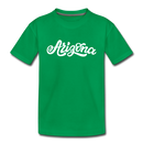 Arizona Toddler T-Shirt - Hand Lettered Arizona Toddler Tee - kelly green