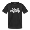 Alaska Toddler T-Shirt - Hand Lettered Alaska Toddler Tee - black