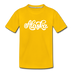 Alaska Toddler T-Shirt - Hand Lettered Alaska Toddler Tee - sun yellow