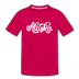 Alaska Toddler T-Shirt - Hand Lettered Alaska Toddler Tee - dark pink