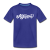 Arkansas Toddler T-Shirt - Hand Lettered Arkansas Toddler Tee - royal blue