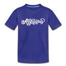Arkansas Toddler T-Shirt - Hand Lettered Arkansas Toddler Tee - royal blue