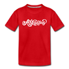 Arkansas Toddler T-Shirt - Hand Lettered Arkansas Toddler Tee - red