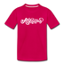 Arkansas Toddler T-Shirt - Hand Lettered Arkansas Toddler Tee - dark pink