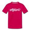 Arkansas Toddler T-Shirt - Hand Lettered Arkansas Toddler Tee - dark pink
