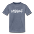 Arkansas Toddler T-Shirt - Hand Lettered Arkansas Toddler Tee - heather blue