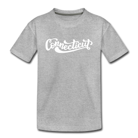 Connecticut Toddler T-Shirt - Hand Lettered Connecticut Toddler Tee