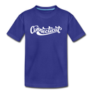 Connecticut Toddler T-Shirt - Hand Lettered Connecticut Toddler Tee - royal blue