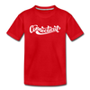 Connecticut Toddler T-Shirt - Hand Lettered Connecticut Toddler Tee - red