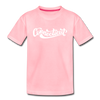 Connecticut Toddler T-Shirt - Hand Lettered Connecticut Toddler Tee - pink