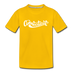Connecticut Toddler T-Shirt - Hand Lettered Connecticut Toddler Tee - sun yellow