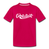 Connecticut Toddler T-Shirt - Hand Lettered Connecticut Toddler Tee - dark pink