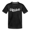Connecticut Toddler T-Shirt - Hand Lettered Connecticut Toddler Tee - charcoal gray