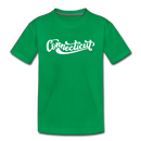 Connecticut Toddler T-Shirt - Hand Lettered Connecticut Toddler Tee - kelly green