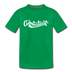 Connecticut Toddler T-Shirt - Hand Lettered Connecticut Toddler Tee - kelly green