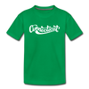 Connecticut Toddler T-Shirt - Hand Lettered Connecticut Toddler Tee - kelly green