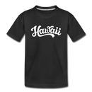 Hawaii Toddler T-Shirt - Hand Lettered Hawaii Toddler Tee - black