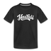 Hawaii Toddler T-Shirt - Hand Lettered Hawaii Toddler Tee - black