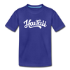 Hawaii Toddler T-Shirt - Hand Lettered Hawaii Toddler Tee - royal blue