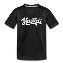 Hawaii Toddler T-Shirt - Hand Lettered Hawaii Toddler Tee - charcoal gray