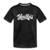 Hawaii Toddler T-Shirt - Hand Lettered Hawaii Toddler Tee - charcoal gray