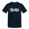 Hawaii Toddler T-Shirt - Hand Lettered Hawaii Toddler Tee - deep navy