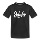 Idaho Toddler T-Shirt - Hand Lettered Idaho Toddler Tee - black