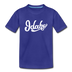 Idaho Toddler T-Shirt - Hand Lettered Idaho Toddler Tee - royal blue