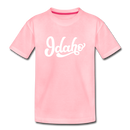 Idaho Toddler T-Shirt - Hand Lettered Idaho Toddler Tee - pink