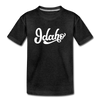 Idaho Toddler T-Shirt - Hand Lettered Idaho Toddler Tee - charcoal gray