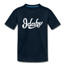 Idaho Toddler T-Shirt - Hand Lettered Idaho Toddler Tee - deep navy
