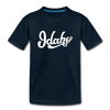 Idaho Toddler T-Shirt - Hand Lettered Idaho Toddler Tee - deep navy