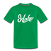 Idaho Toddler T-Shirt - Hand Lettered Idaho Toddler Tee - kelly green