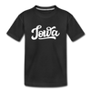 Iowa Toddler T-Shirt - Hand Lettered Iowa Toddler Tee - black