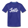 Iowa Toddler T-Shirt - Hand Lettered Iowa Toddler Tee - royal blue