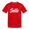 Iowa Toddler T-Shirt - Hand Lettered Iowa Toddler Tee