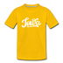 Iowa Toddler T-Shirt - Hand Lettered Iowa Toddler Tee - sun yellow