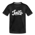 Iowa Toddler T-Shirt - Hand Lettered Iowa Toddler Tee - charcoal gray