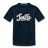 Iowa Toddler T-Shirt - Hand Lettered Iowa Toddler Tee - deep navy