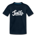 Iowa Toddler T-Shirt - Hand Lettered Iowa Toddler Tee - deep navy