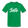 Iowa Toddler T-Shirt - Hand Lettered Iowa Toddler Tee - kelly green