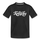 Kentucky Toddler T-Shirt - Hand Lettered Kentucky Toddler Tee - black